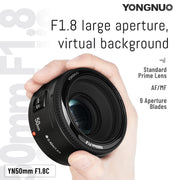 50mm F1.8 Autofocus Lens