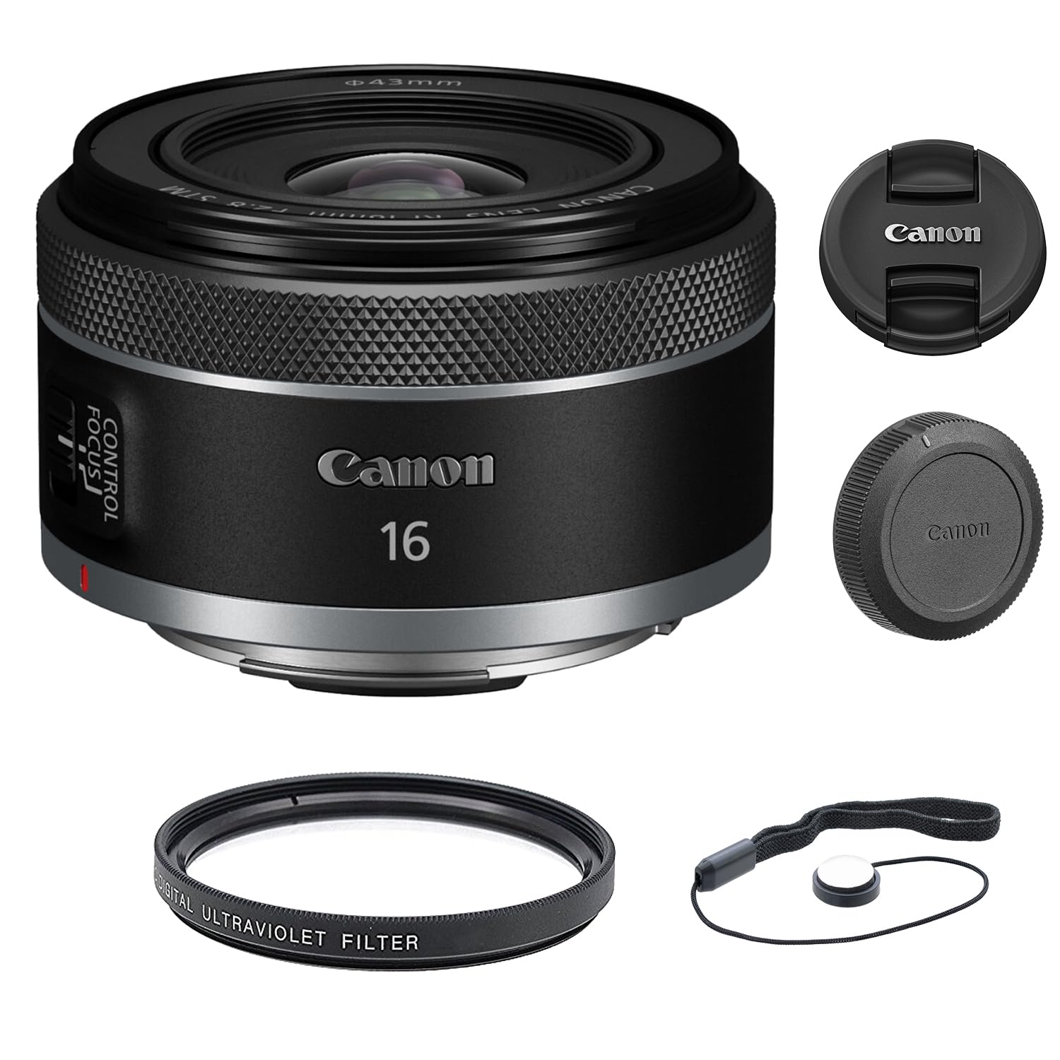 Canon RF16mm F2.8 STM Black